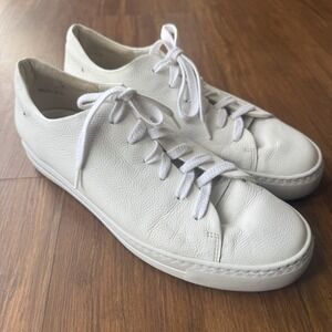 Paul Green Newport Shoes Women 10 US 7.5 UK Off-White Super Soft Leather Sneaker